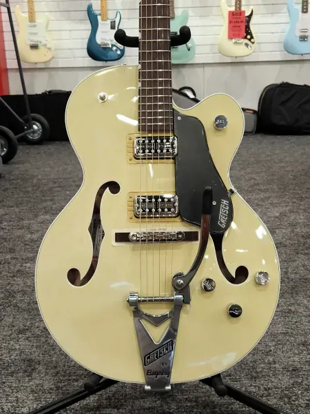 Gretsch G6118T Players Ed. Anniv. Ltd Prototype Hollowbody Guitar, Lotus Ivory