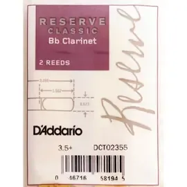 Трость для кларнета Bb Rico Reserve Classic DCT02355