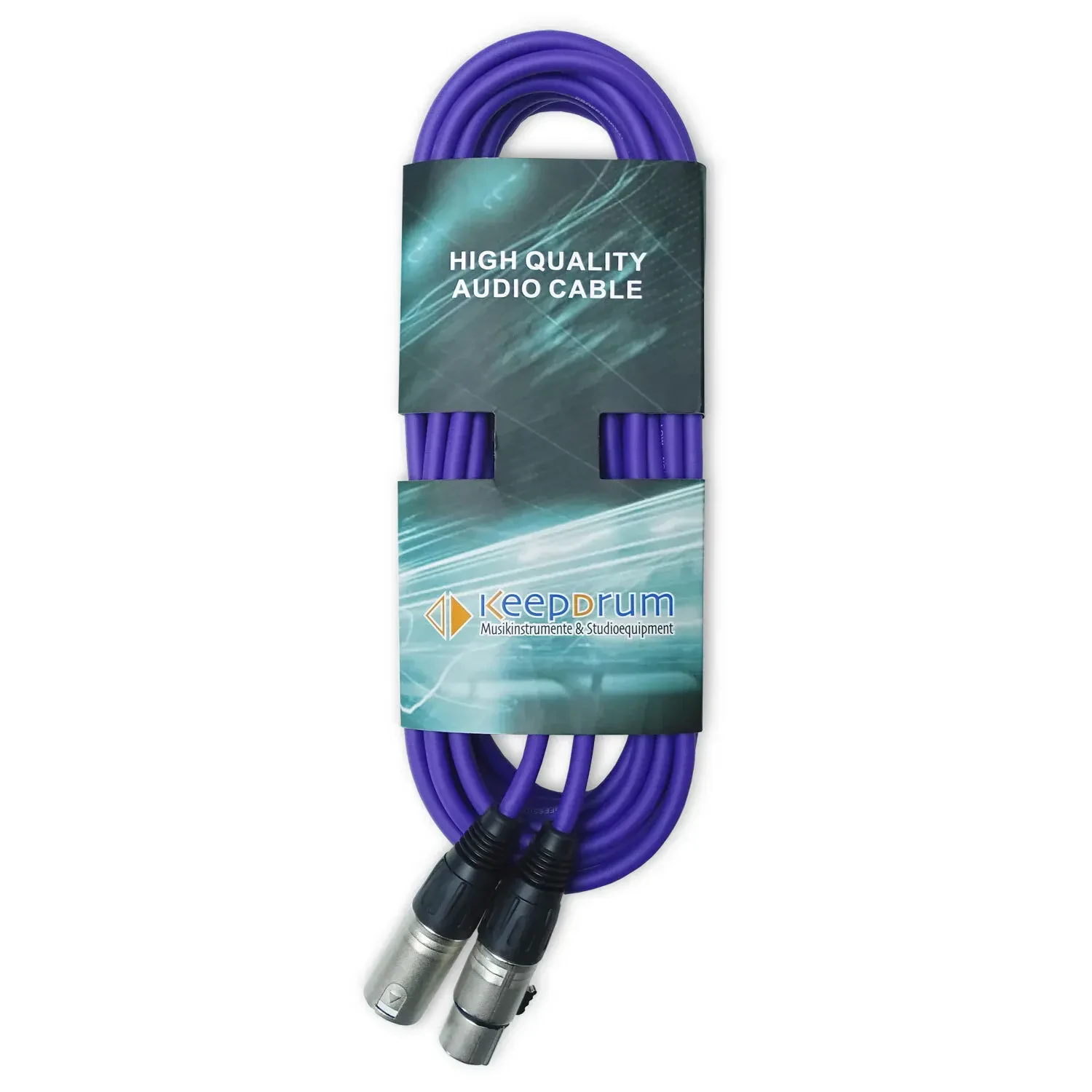 Микрофонный кабель keepdrum MC-001XX Purple 6 м
