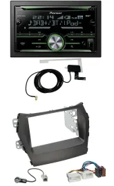 Автомагнитола Pioneer 2DIN, CD/USB/MP3, Bluetooth, DAB для Hyundai Santa Fe (с 2012)