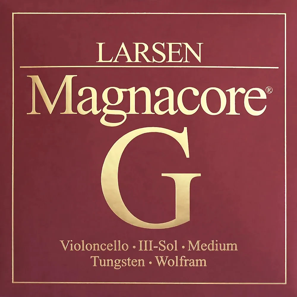 Larsen Strings Magnacore Cello G String 4/4 Size, Medium Tungsten, Ball End