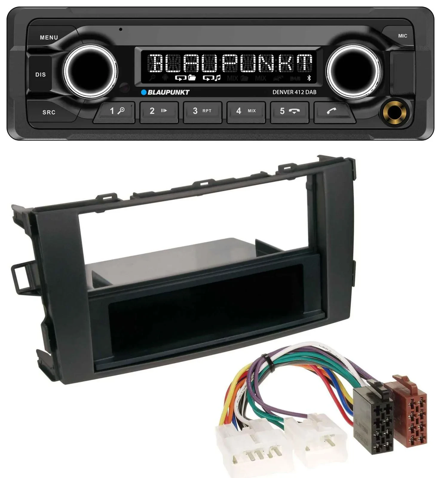 Автомагнитола для Toyota Auris (с 2007) Blaupunkt Bluetooth DAB MP3 USB