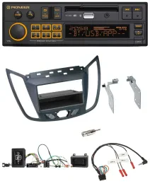 Автомагнитола для Ford C-Max/Kuga Pioneer DAB, USB, Bluetooth, тёмно-серая