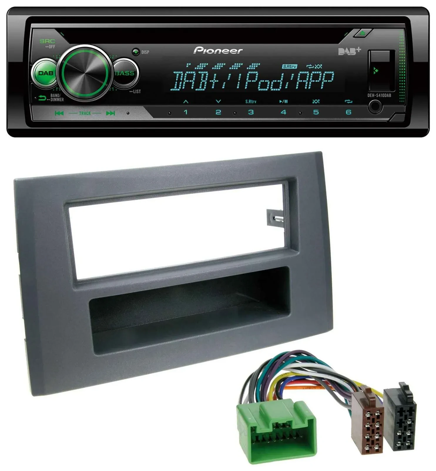 Pioneer USB MP3 DAB AUX CD Autoradio für Volvo XC90 (16 Pin, 2002-2014)