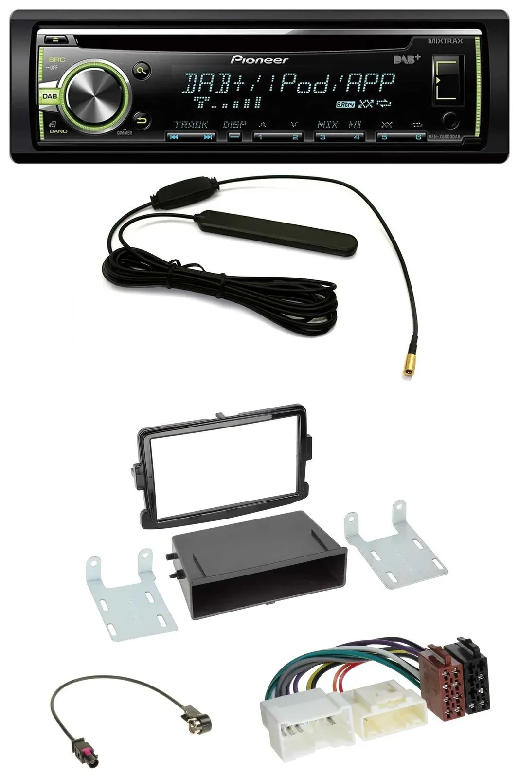 Автомагнитола для Dacia Lodgy/Sandero/Opel Vivaro Pioneer MP3 USB CD DAB AUX