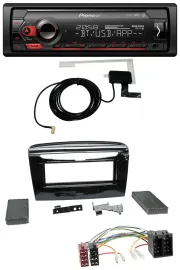 Автомагнитола для Lancia Y (с 2012) Pioneer DAB, USB, Bluetooth, MP3, черный (глянцевый)