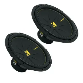 (2) Kicker CWCD154 15" CompC Series Dual 4-ohm Subwoofer