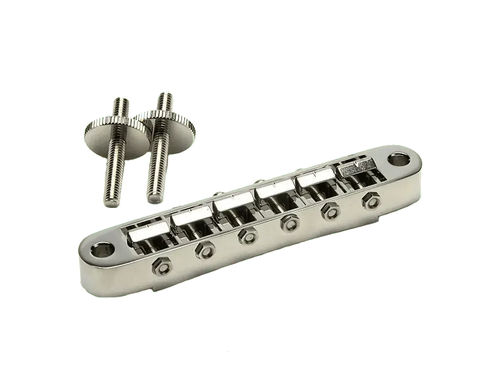 Бридж фиксированный Gotoh GE103B-N Tune-O-Matic Vintage Chrome