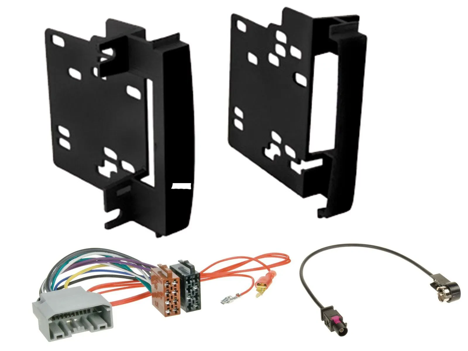 Einbauset Doppel DIN Autoradio für Chrysler 300C Sebring Dodge Avenger Nitro Jee