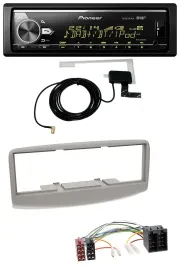 Автомагнитола Pioneer для Fiat Multipla (186) 1999–2010, Bluetooth, DAB, USB, MP3, серый