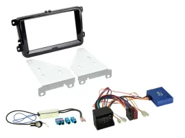 Radioeinbauset CAN-Bus Doppel DIN Autoradio für VW Seat Skoda Diversity piano