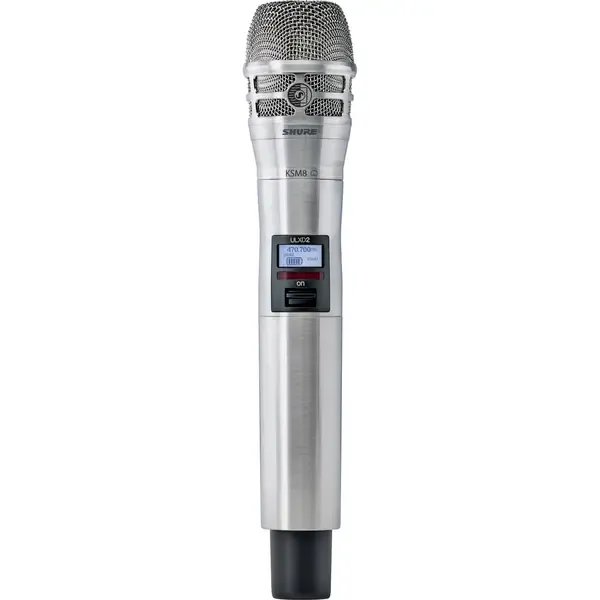 Передатчик для радиосистем SHURE ULXD2/K8N P51 710 - 782 MHz ручной передатчик с капсюлем KSM8. никель