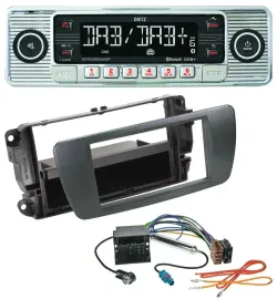 Dietz Bluetooth MP3 DAB USB Autoradio für Seat Ibiza ab 08 azabacheschwarz