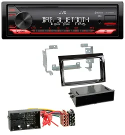 Автомагнитола для Citroen Jumper/Fiat Ducato (2014–2021) JVC Bluetooth USB DAB MP3