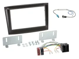 Установочный комплект для автомагнитолы Caraudio24 2-DIN для Fiat Doblo (с 2015), черный