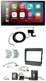 Автомагнитола для Porsche Panamera Pioneer 2DIN, Bluetooth, DAB, USB
