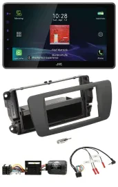 JVC DAB Lenkrad Bluetooth USB Autoradio für Seat Ibiza tuam grey