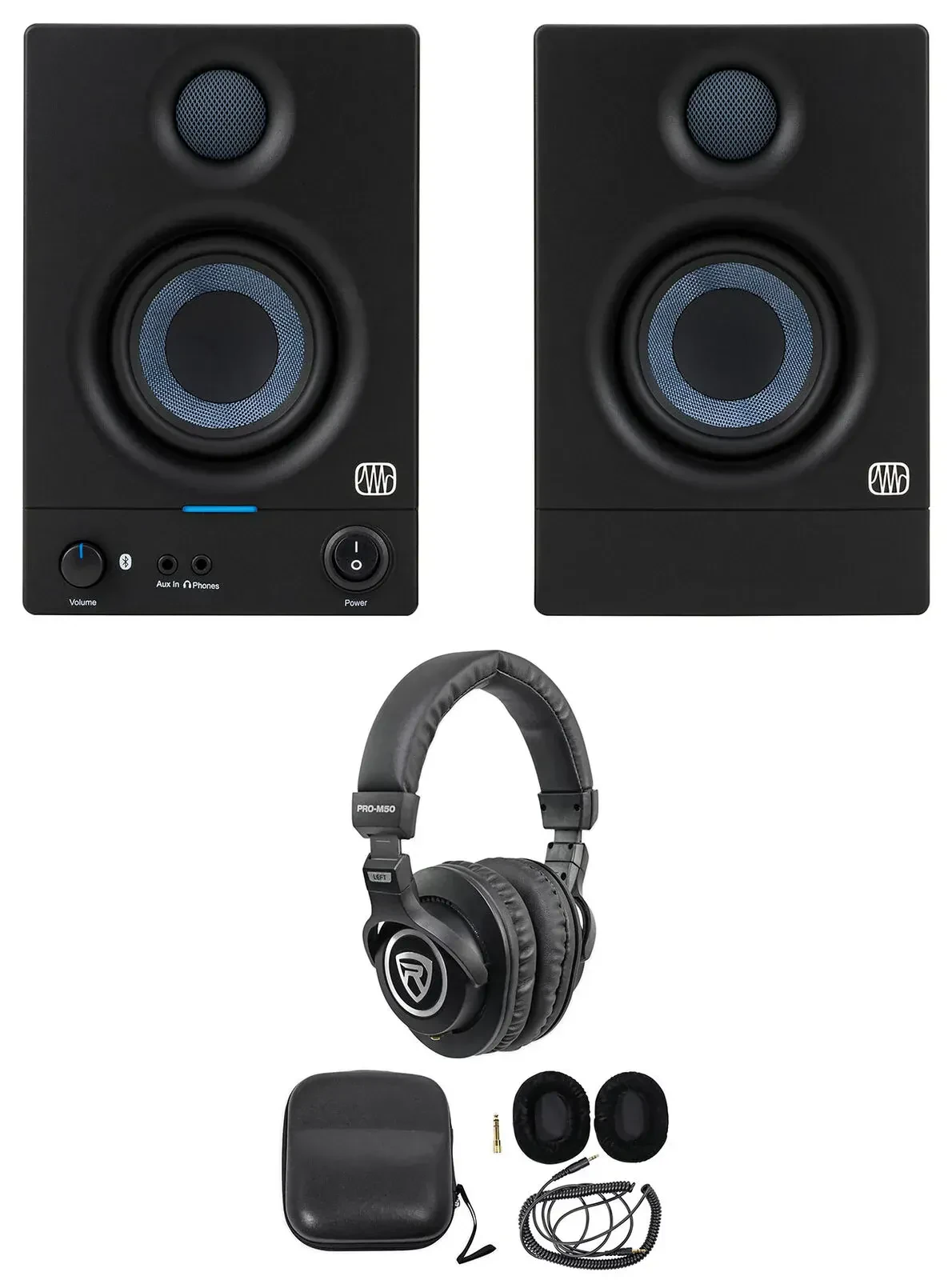 Студийные мониторы PreSonus Eris 3.5BT 2nd Gen 3.5" (набор, пара) с Bluetooth, с наушниками