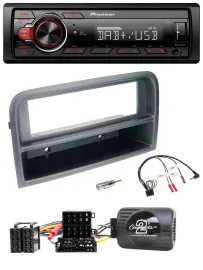 Автомагнитола Pioneer 1DIN DAB USB MP3 для Fiat Croma (2005–2010)