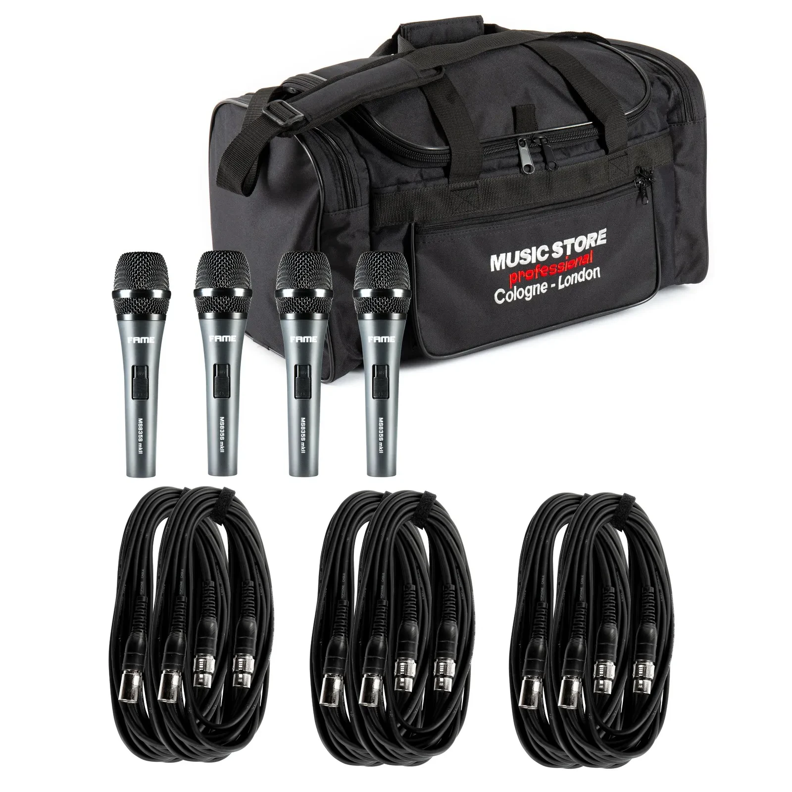 Audio MS 835S MKII Vocalmic Set, Dynamisches Handmikro, 60-14000 Hz, Kabel, Bag