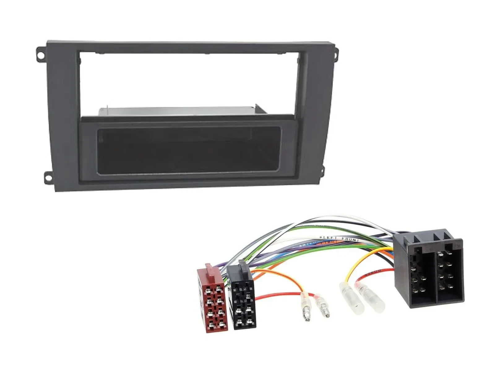 Radioeinbauset DIN Autoradio für Porsche Cayenne (2002-2007)