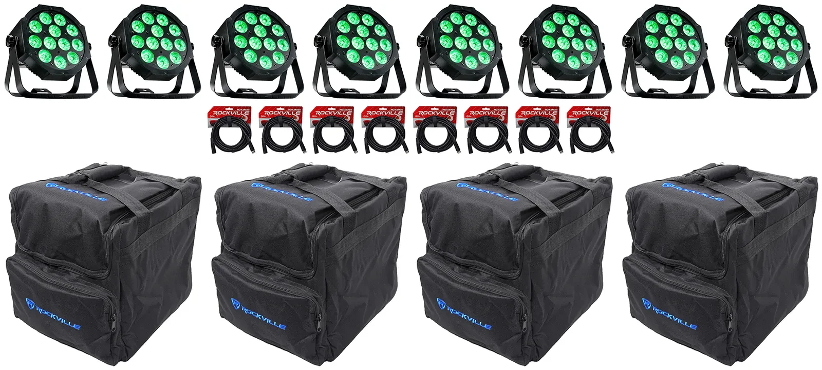 Светодиодный прибор American DJ Mega 64 Profile EP с аксессуарами (8 штук)