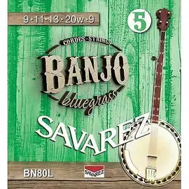 SAVAREZ BN80L Saitensatz für 5-sait. Banjo, Bluegrass, light