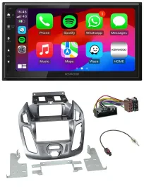 Kenwood MP3 USB DAB 2DIN Bluetooth Autoradio für Ford Transit Connect mit Displa