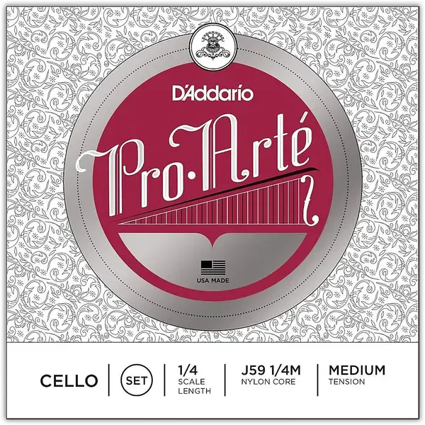 Струны для виолончели D'Addario Pro-Arte Series Cello String Set 1/4 Size