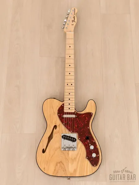 Электрогитара полуакустическая Fender Traditional II 60s Telecaster Thinline FSR SS Natural w/gigbag Japan 2021