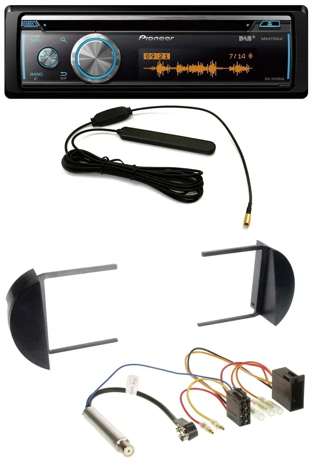 Автомагнитола для VW Beetle (1998–2011) Pioneer CD, USB, Bluetooth, DAB, MP3