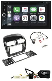 Blaupunkt USB DAB Bluetooth 2DIN TMC Lenkrad Navigation für Mitsubishi Mirage Sp