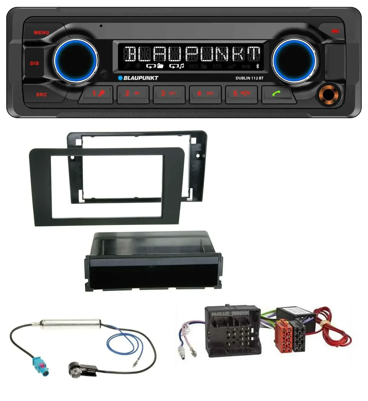 Blaupunkt MP3 Bluetooth USB AUX Autoradio für Audi A3 8P 06-12 Symphony Aktivsys