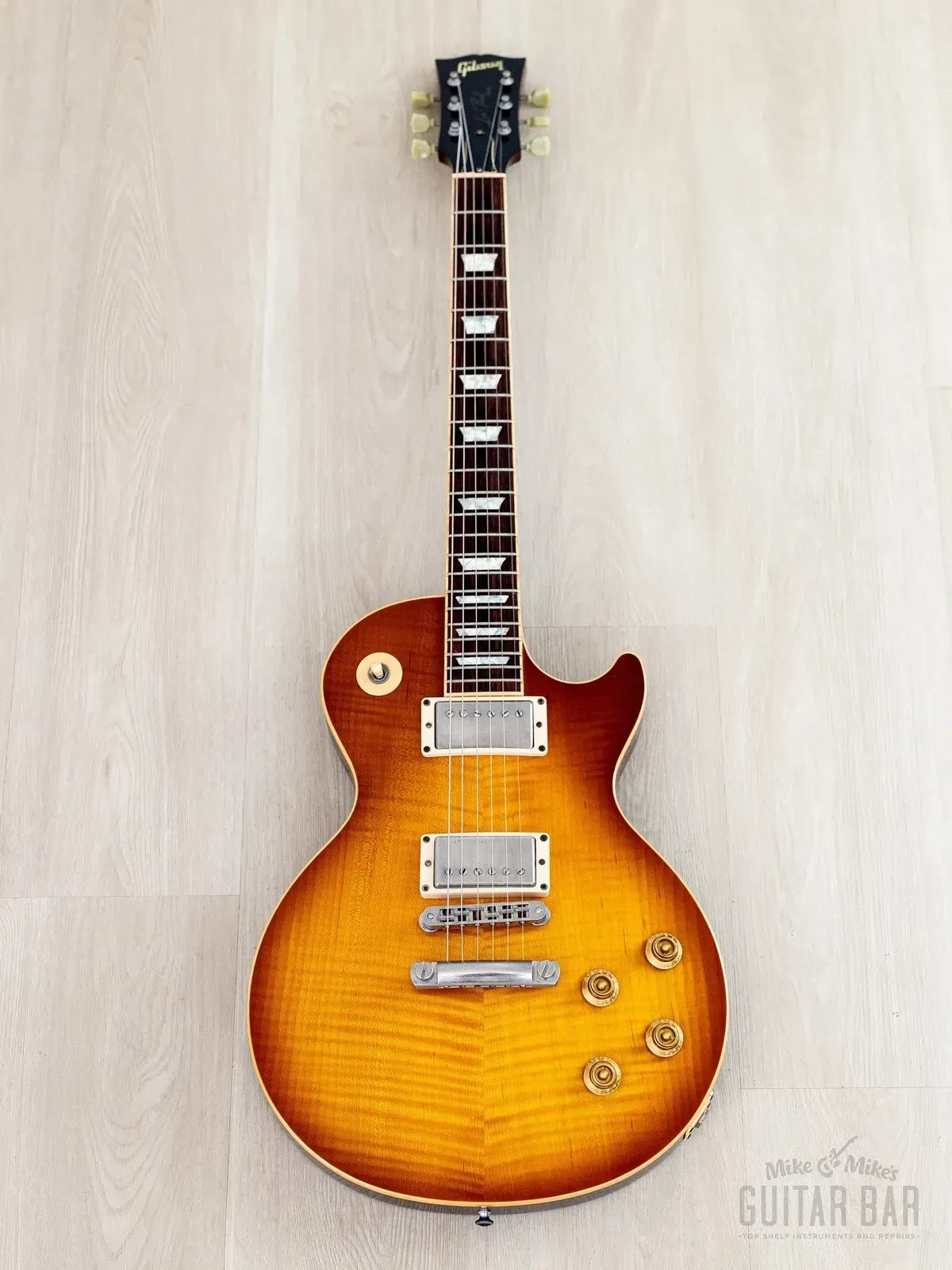 Электрогитара Gibson Les Paul Standard Plus HH Light Burst w/case USA 2004