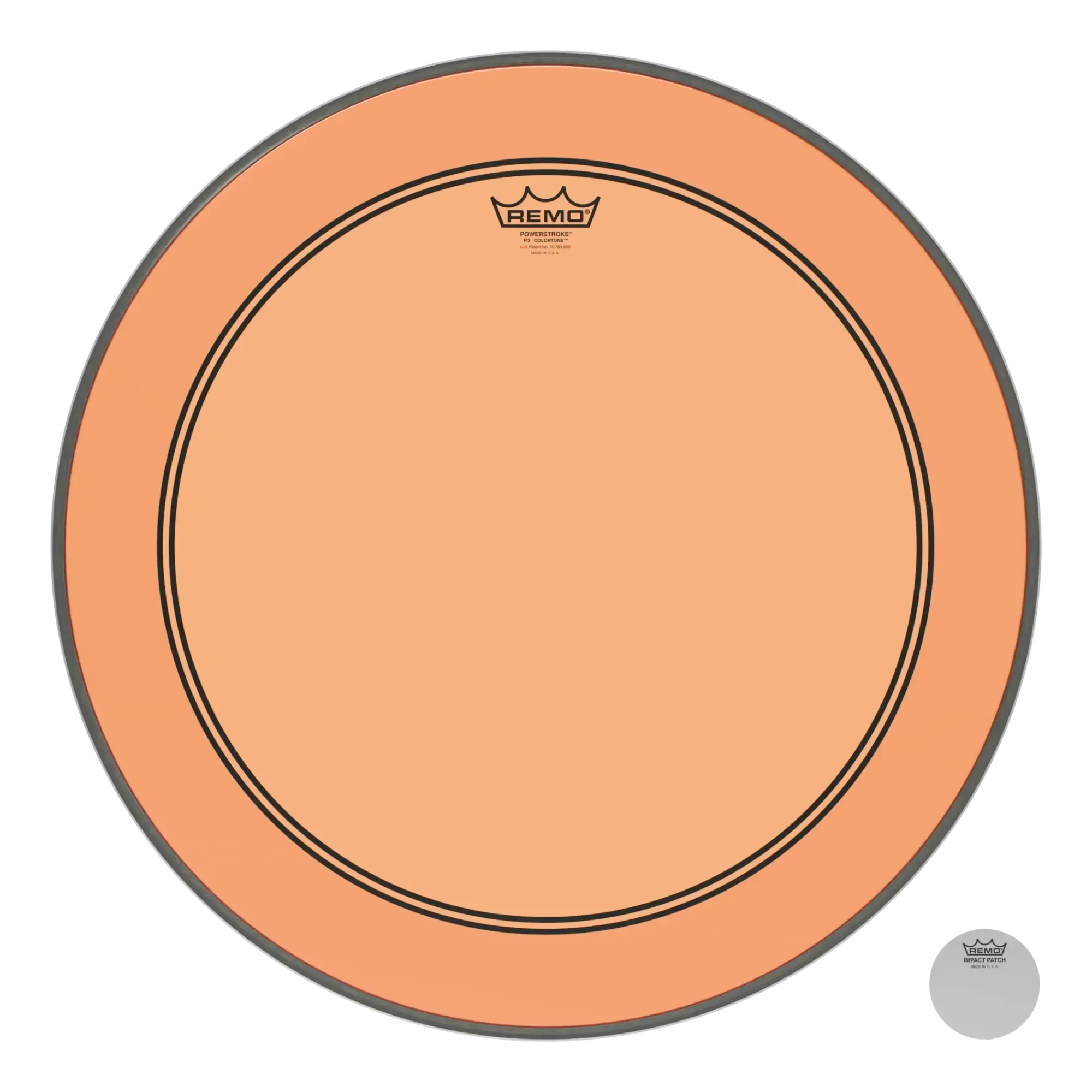 Пластик для барабана Remo 22" Powerstroke P3 Colortone Orange