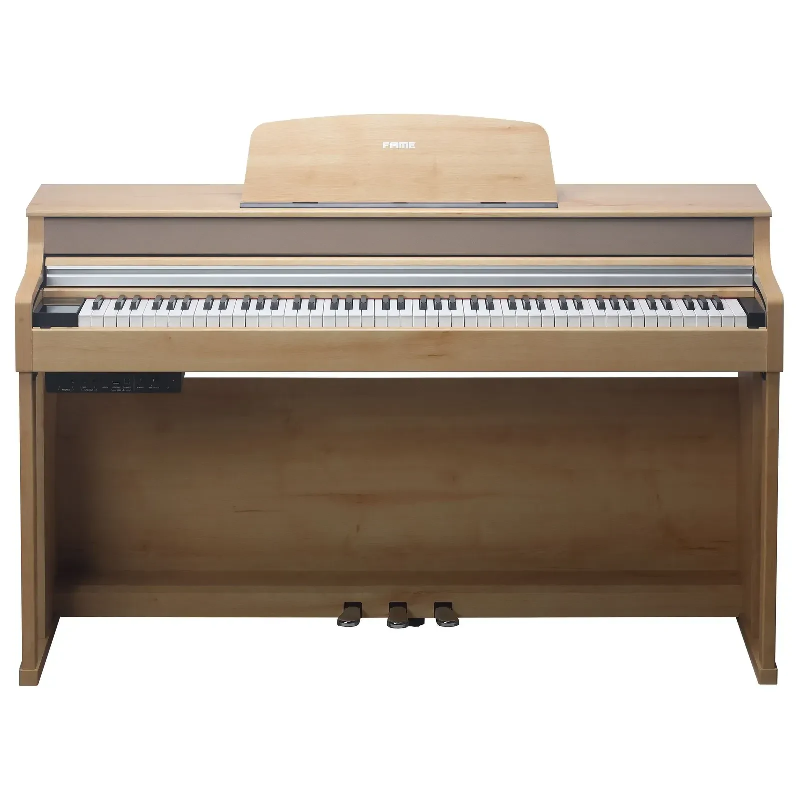 Цифровое пианино Fame Audio UP-4000 BT светлый дуб, 88 клавиш, Bluetooth