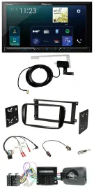 Автомагнитола для Ford Focus/C-Max Pioneer 2 DIN, DAB, USB, Bluetooth, CAN-Bus, поддержка управления с руля