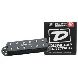 Звукосниматель для электрогитары Seymour Duncan SJBJ-1 JB Jr Humbucker для Strat Bridge черный со струнами