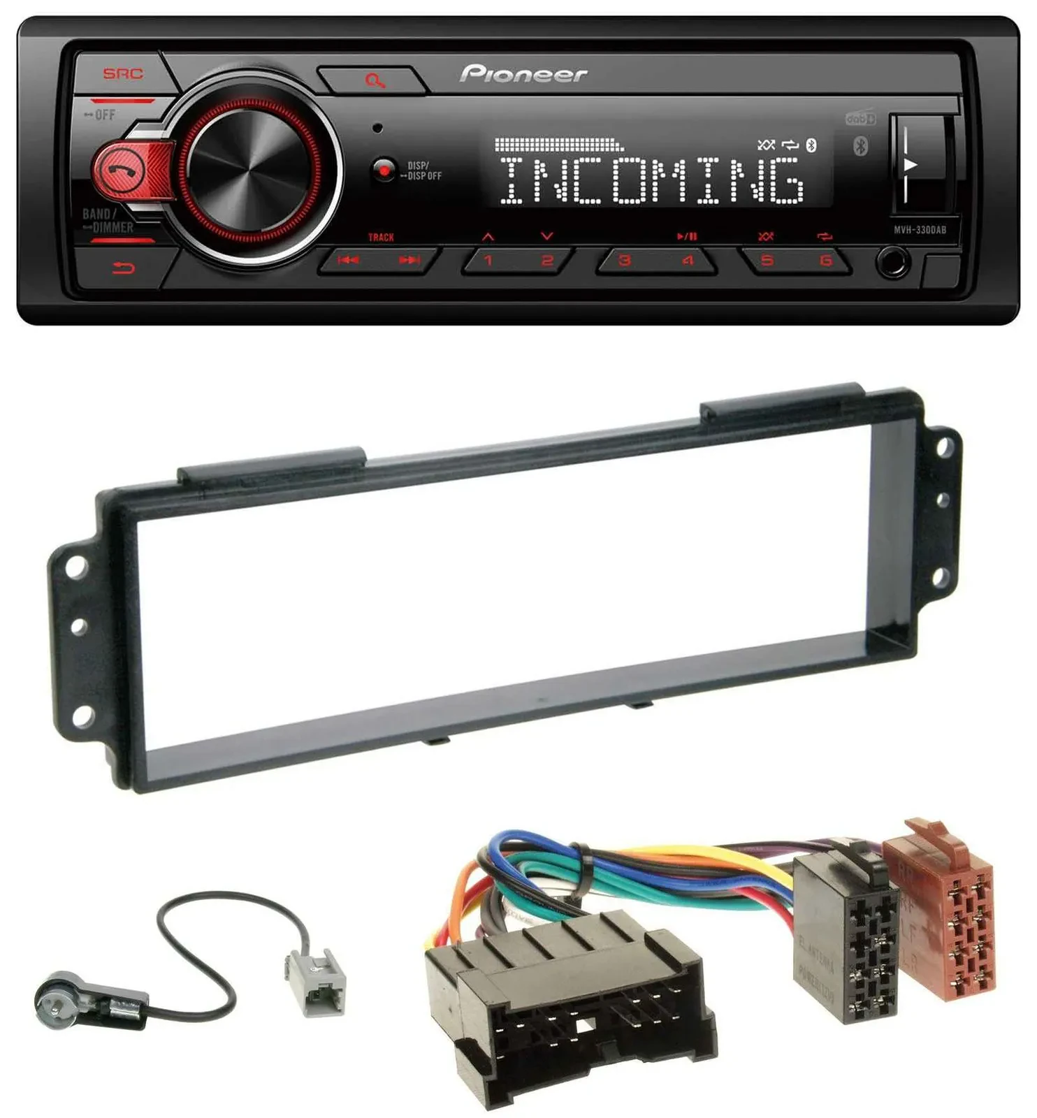 Pioneer Bluetooth USB DAB MP3 Autoradio für Kia Picanto (2008-2011)