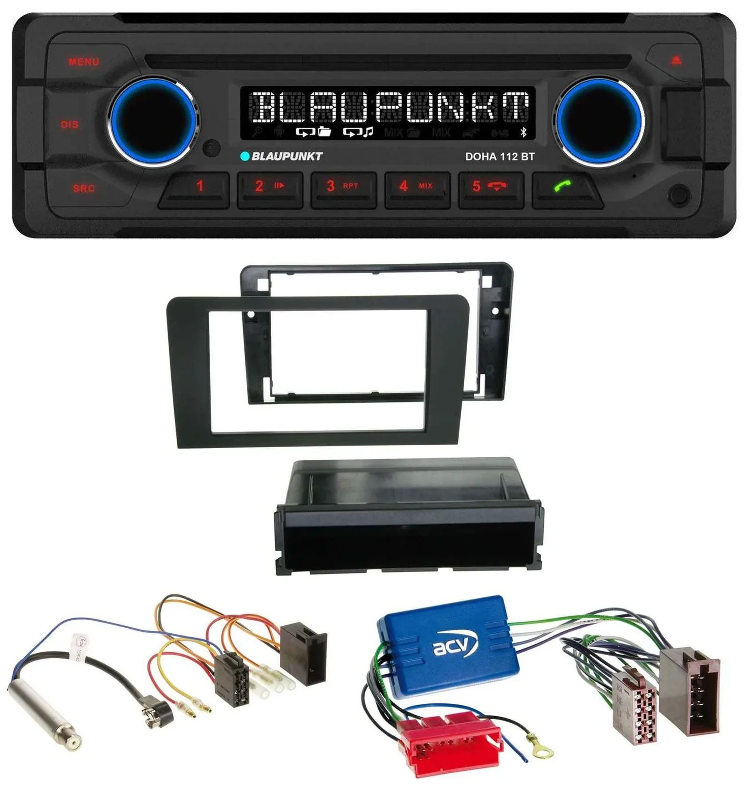 Blaupunkt AUX MP3 CD Bluetooth USB Autoradio für Audi A3 03-06 8P Symphony Aktiv
