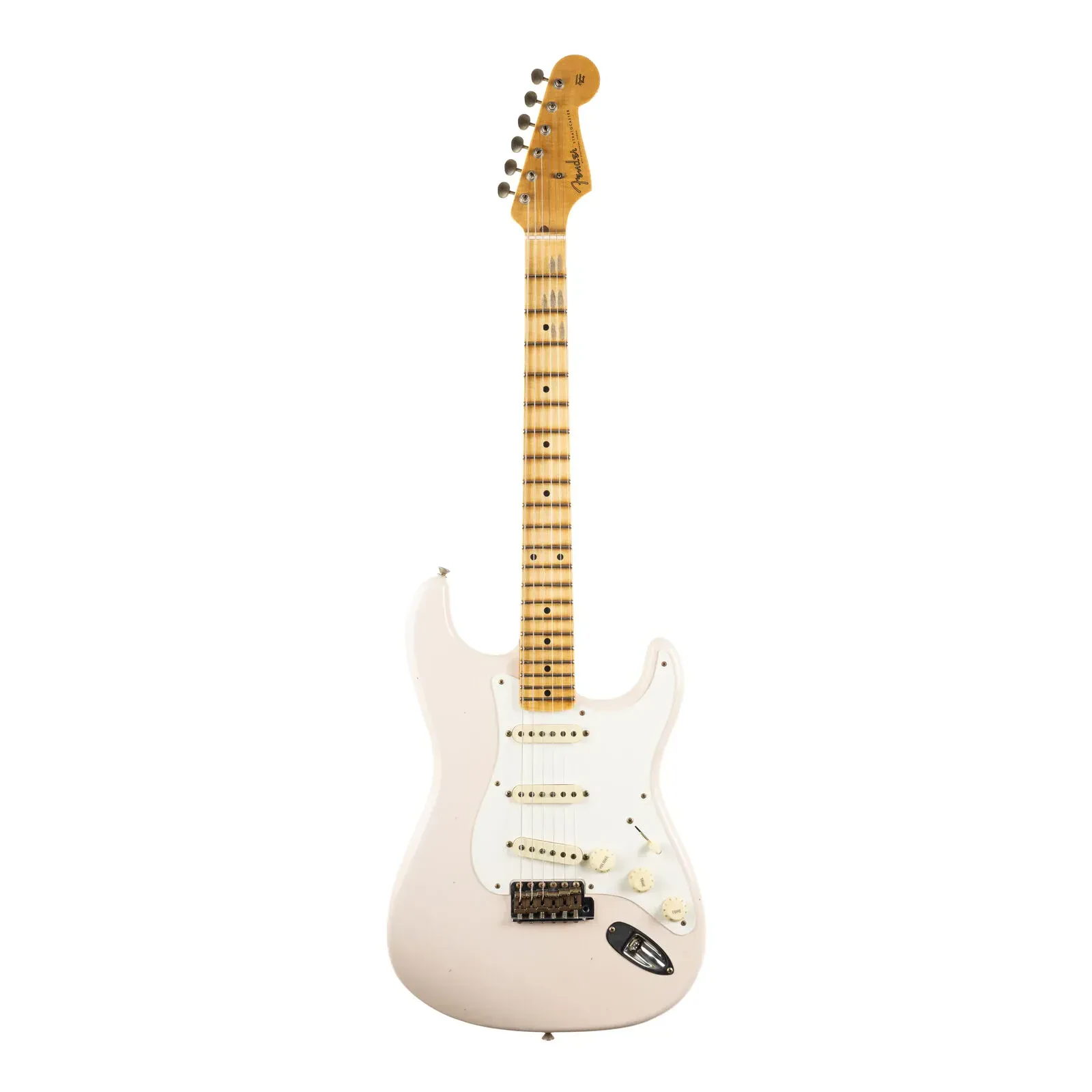 Электрогитара Fender Custom Shop 1956 Stratocaster Journeyman Relic Faded Aged Shell Pink