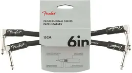 Патч-кабель инструментальный Fender Professional Series Angle/Angle 6' Black