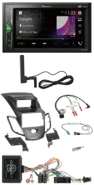 Pioneer MP3 DAB Lenkrad 2DIN Bluetooth Autoradio für Ford Fiesta 10-13 Display s