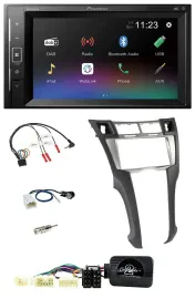 Pioneer DAB Lenkrad 2DIN Bluetooth USB Autoradio für Toyota Yaris 2006-2011