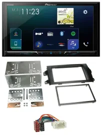 Pioneer MP3 Bluetooth USB 2DIN DAB Autoradio für Fiat Sedici Suzuki SX 4 ab 06
