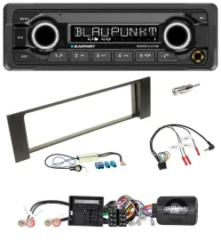 Blaupunkt Bluetooth DAB Lenkrad USB Autoradio für Audi A4 B6 00-04 Quadlock Dopp