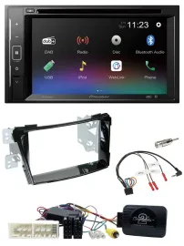 Автомагнитола для Hyundai i40 (с 2016) Pioneer 2DIN, DVD, DAB, Bluetooth, USB, поддержка кнопок на руле