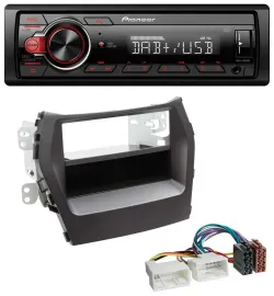 Pioneer MP3 1DIN DAB USB AUX Autoradio für Hyundai Santa Fe (ab 2012)