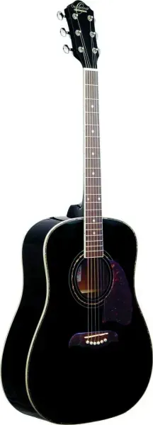 Oscar Schmidt OG2B Guitar - Acoustic Dreadnought Size in Black Finish - New