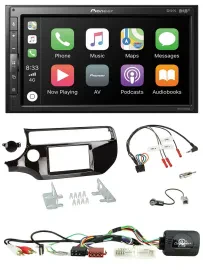 Автомагнитола Pioneer 2DIN, DAB, Bluetooth, USB, для Kia Rio UB (с 2015)